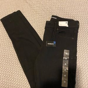 Express black jeans new with tags size 0